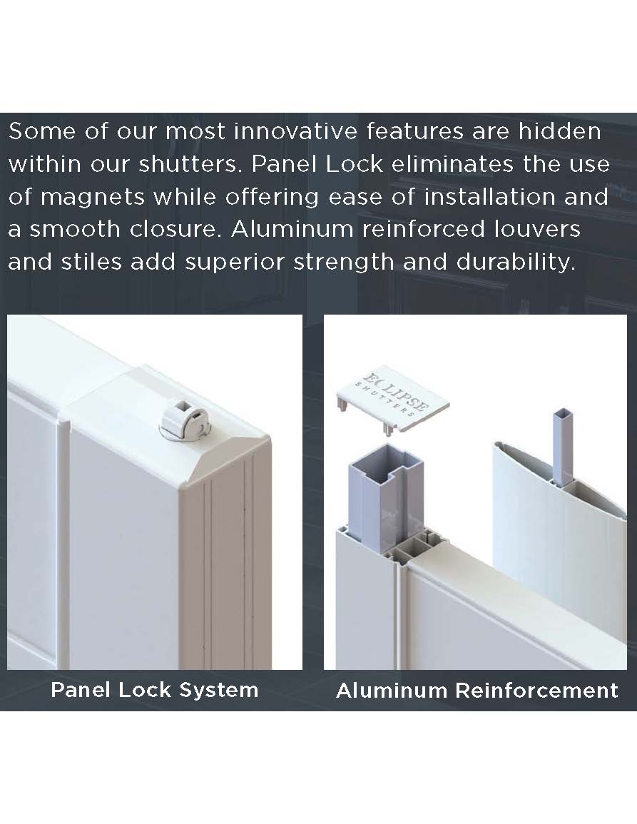 Lockable Shutter PLANTATION SHUTTERS - CUSTOM MADE IN 10 DAYS - DIY INSTALL -FREE SHIPP ...